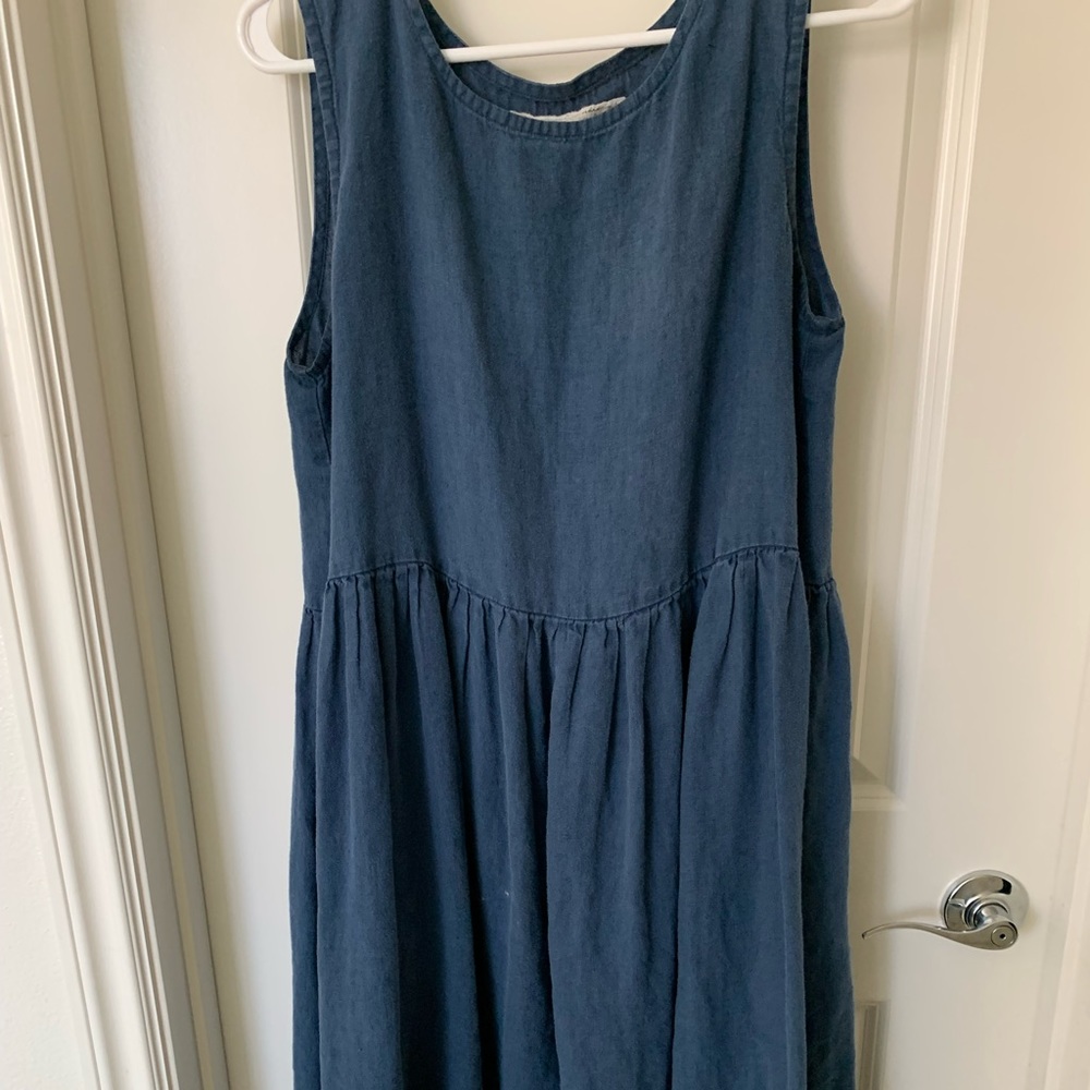 NPL Indigo Sleeveless Maxi Dress
